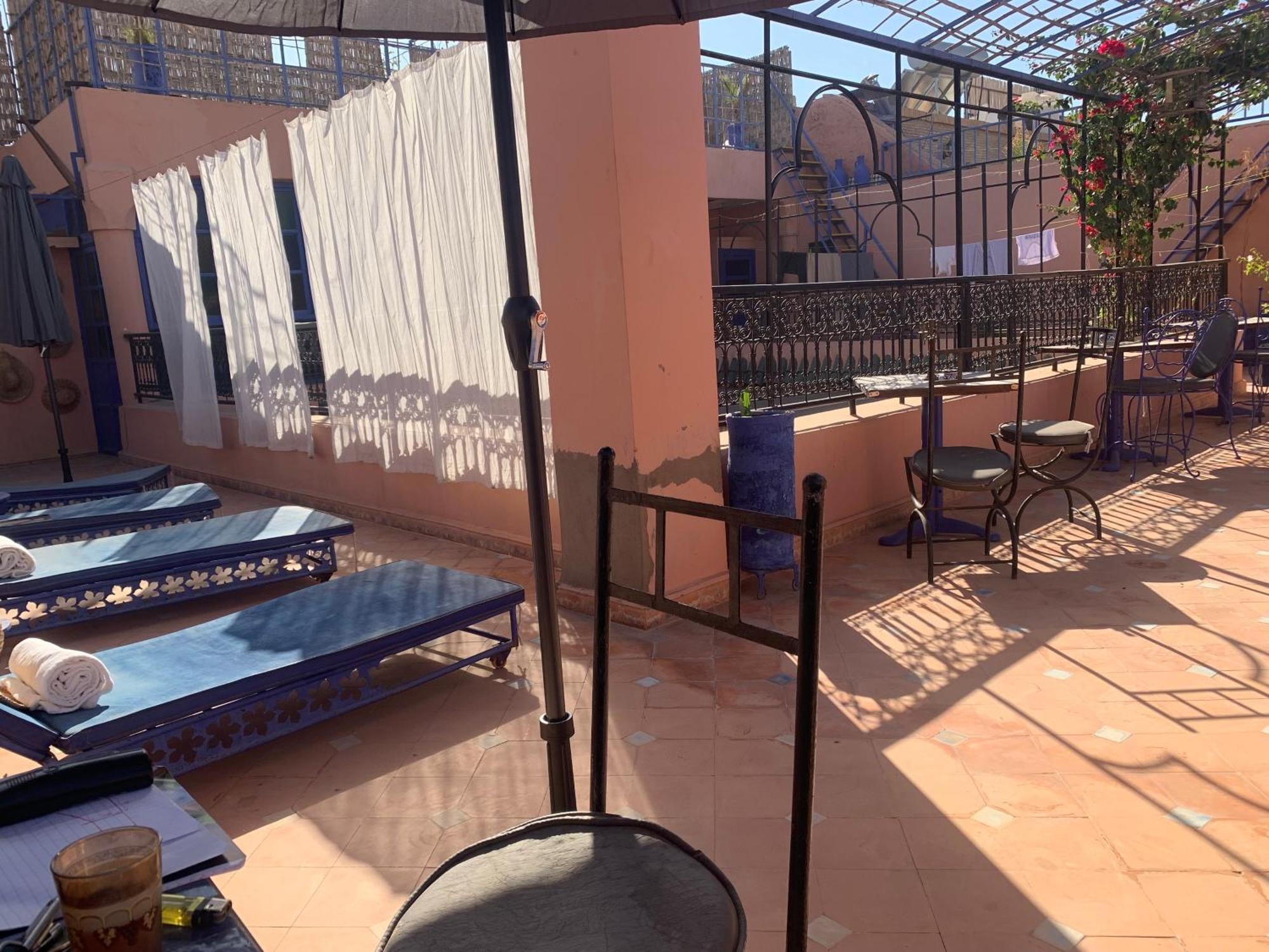 Riad Blue Berber Marrakesh Buitenkant foto