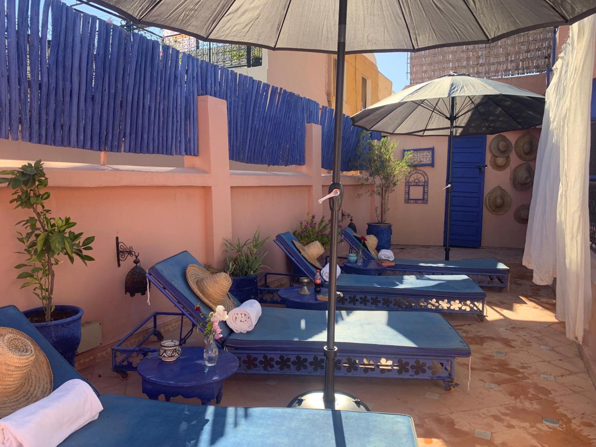 Riad Blue Berber Marrakesh Buitenkant foto